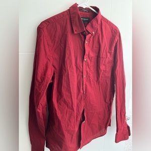Banana Republic Untuck Fit Button-Down Shirt Men’s Medium | Casual Work Shirt